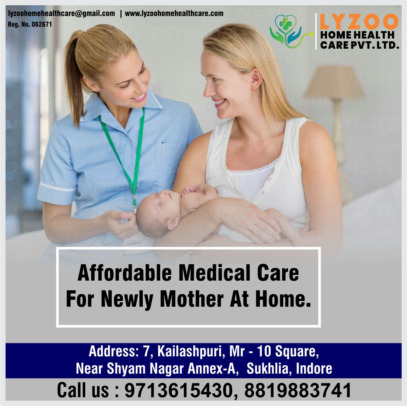 Best Home Healthcare Service for Newly Mother in Indore